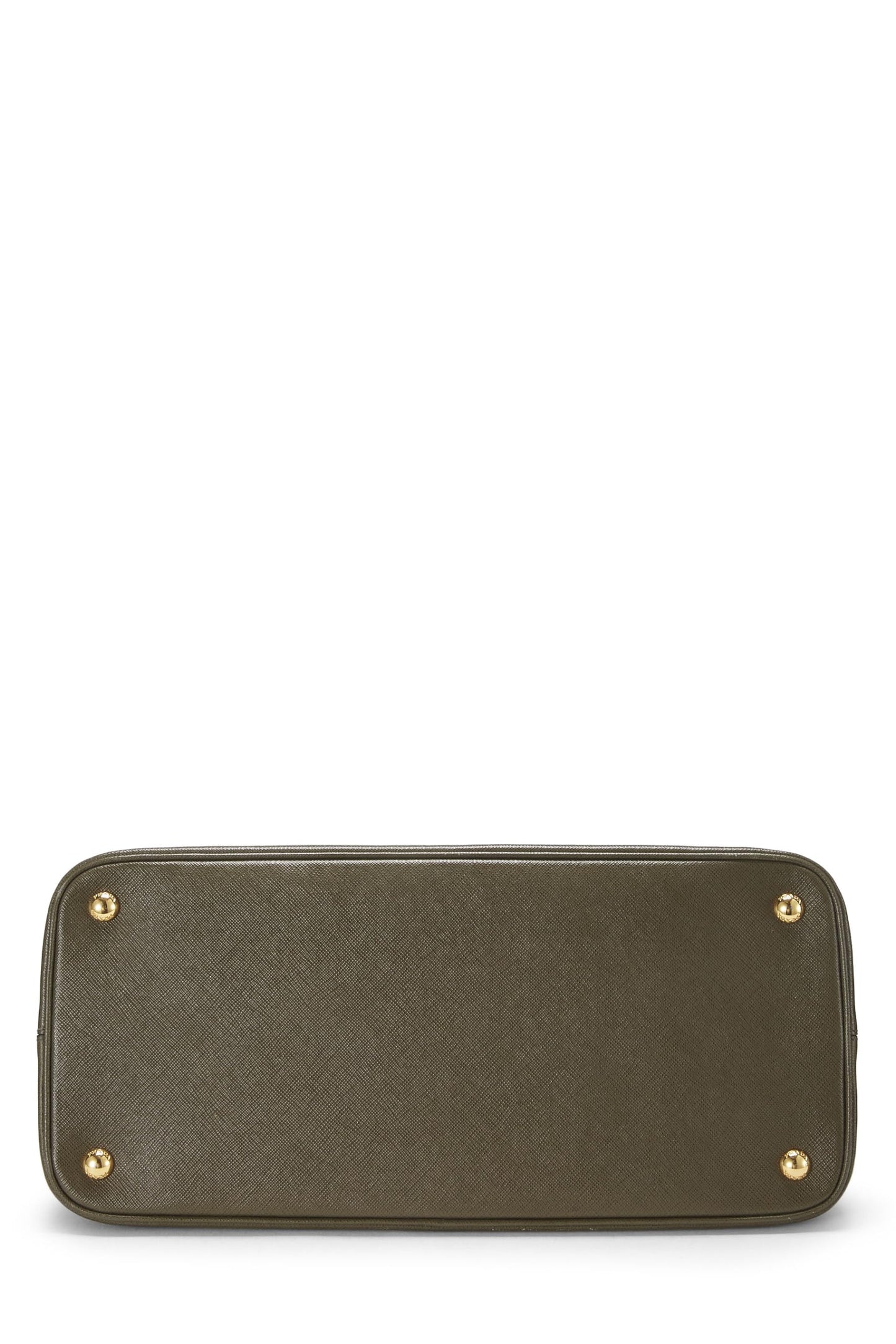 Prada,  Green Saffiano Dome Tote, Green