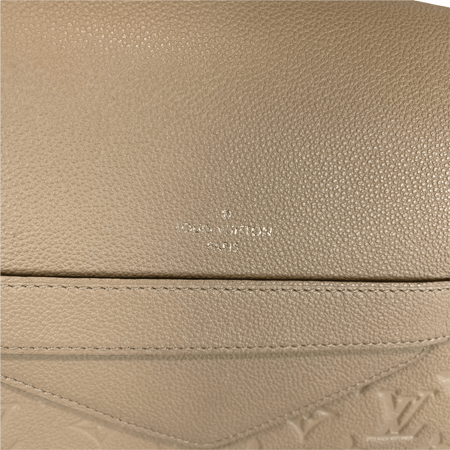 Louis-Vuitton Empreinte Leather Trocadero Bag in Dune