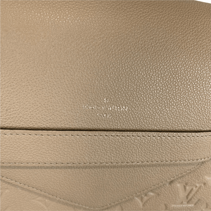 Louis-Vuitton Empreinte Leather Trocadero Bag in Dune