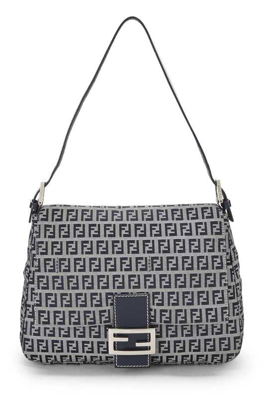 Fendi,  Navy Zucchino Canvas Mama, Navy