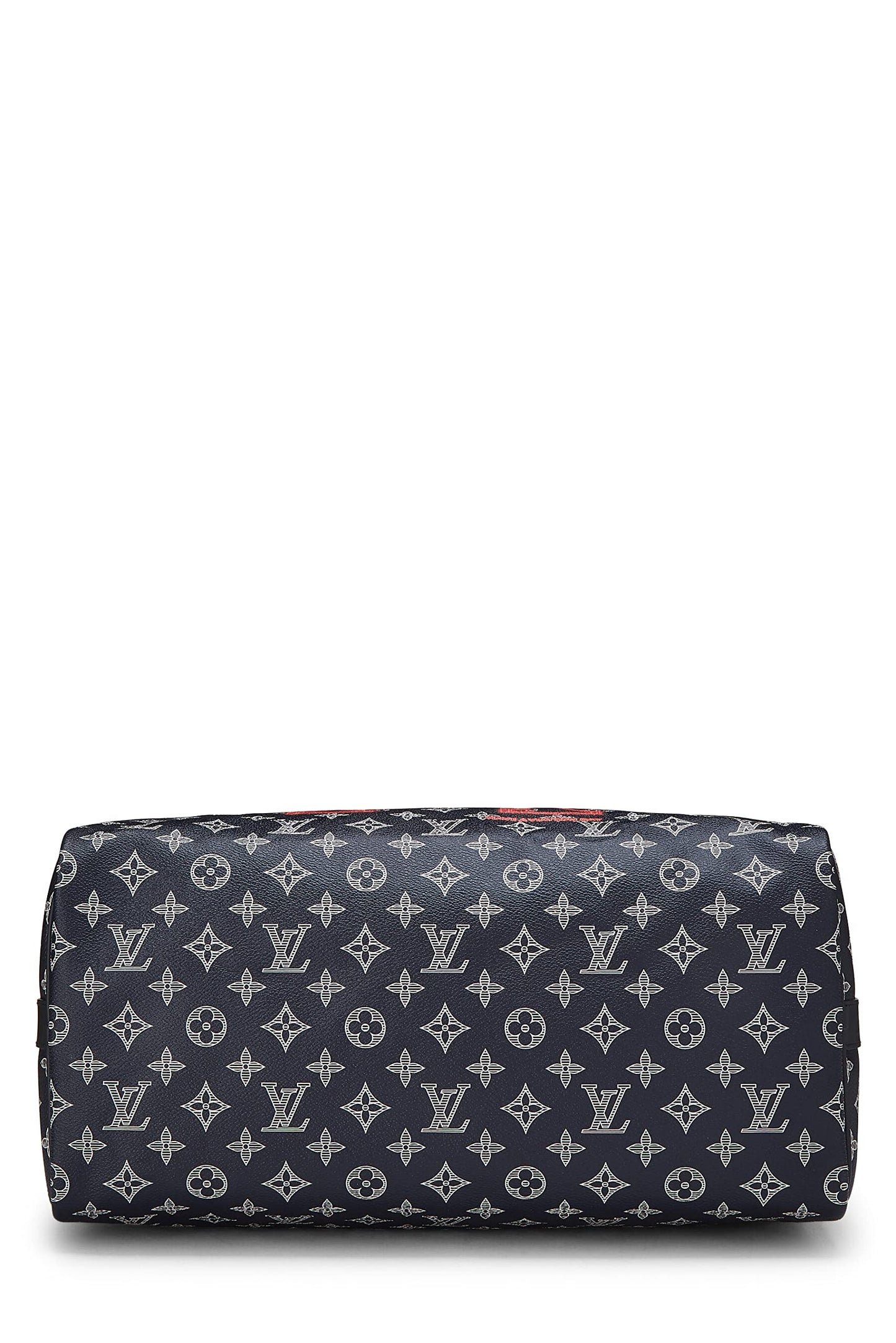 Louis Vuitton,  Monogram Upside Down Ink Speedy Bandouliere 40, Navy
