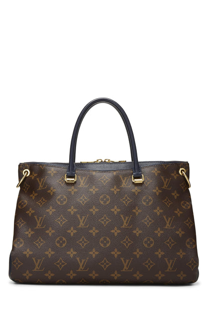 Louis Vuitton,  Navy Monogram Canvas Pallas NM, Navy