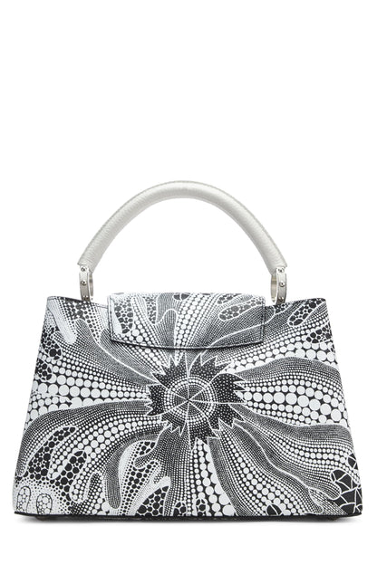 Louis Vuitton,  LV x YK Black & White Taurillon Capucines MM, Multi