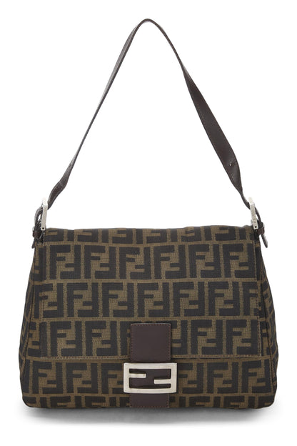 Fendi,  Brown Zucca Canvas Mama, Brown