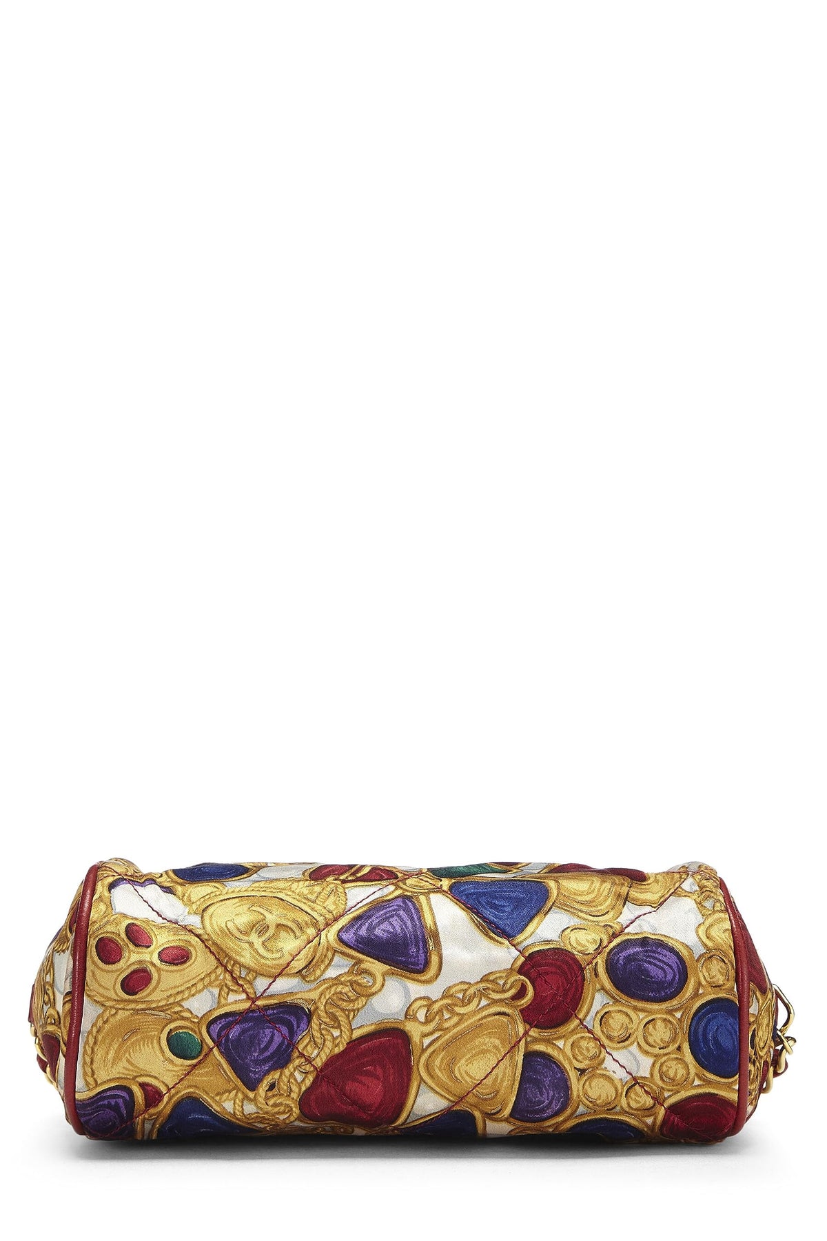 Chanel,  Red Stain Gripoix Barrel Mini Bag, Red