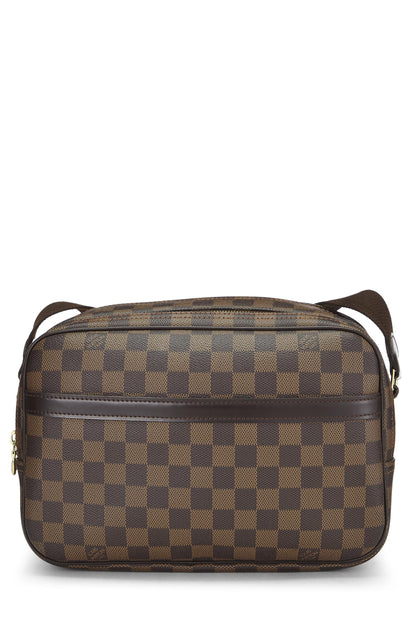 Louis Vuitton,  Damier Ebene Reporter PM, Brown