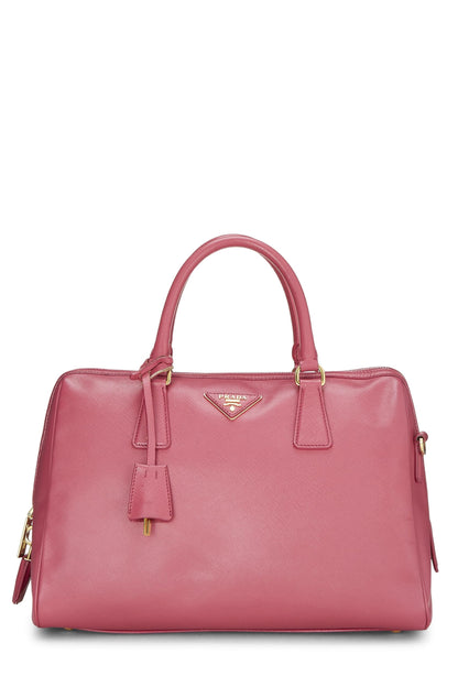 Prada,  Pink Saffiano Boston, Pink