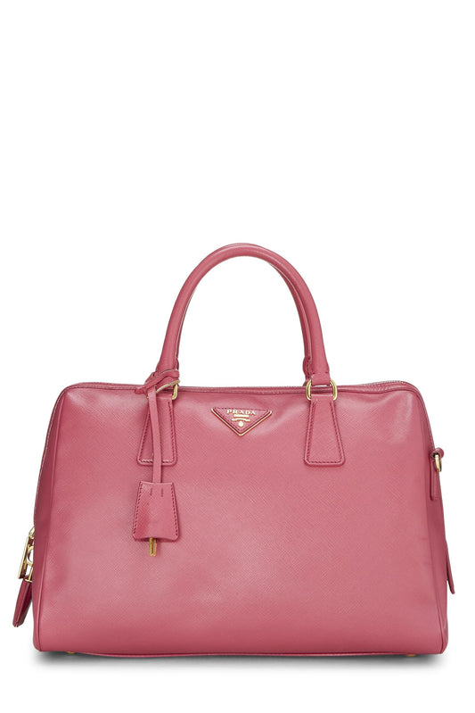 Prada,  Pink Saffiano Boston, Pink