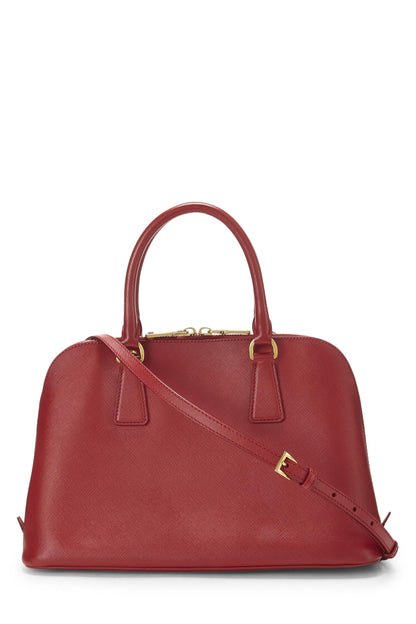 Prada,  Red Saffiano Promenade Small, Red
