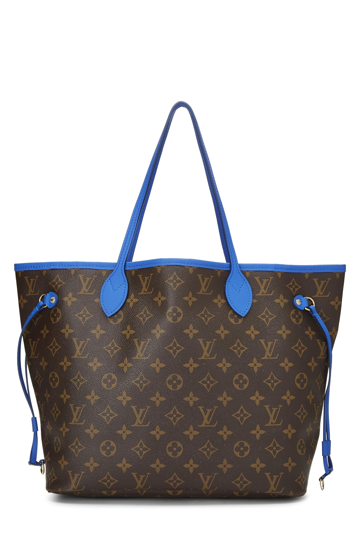 Louis Vuitton,  Blue Monogram Canvas Ikat Flower Neverfull MM, Blue