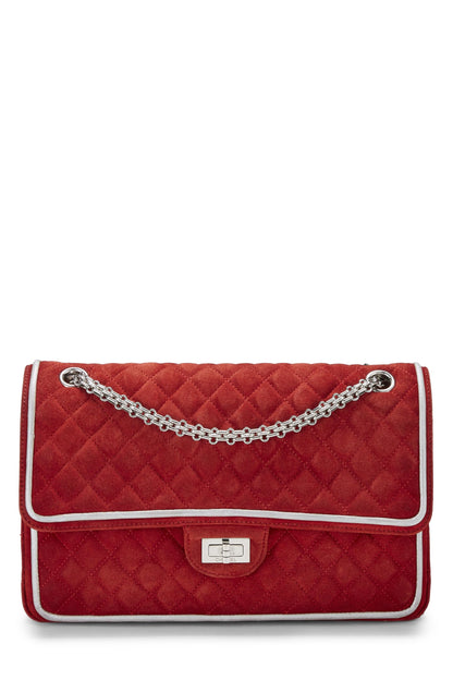 Chanel,  Red Quilted Suede 2.55 Reissue Flap 226, Red