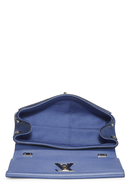 Louis Vuitton,  Blue Calfskin Lock Me II BB, Blue