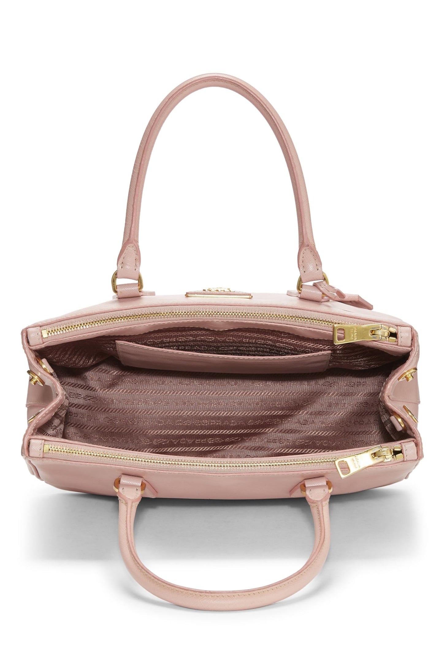 Prada,  Pink Saffiano Executive Tote Small, Pink