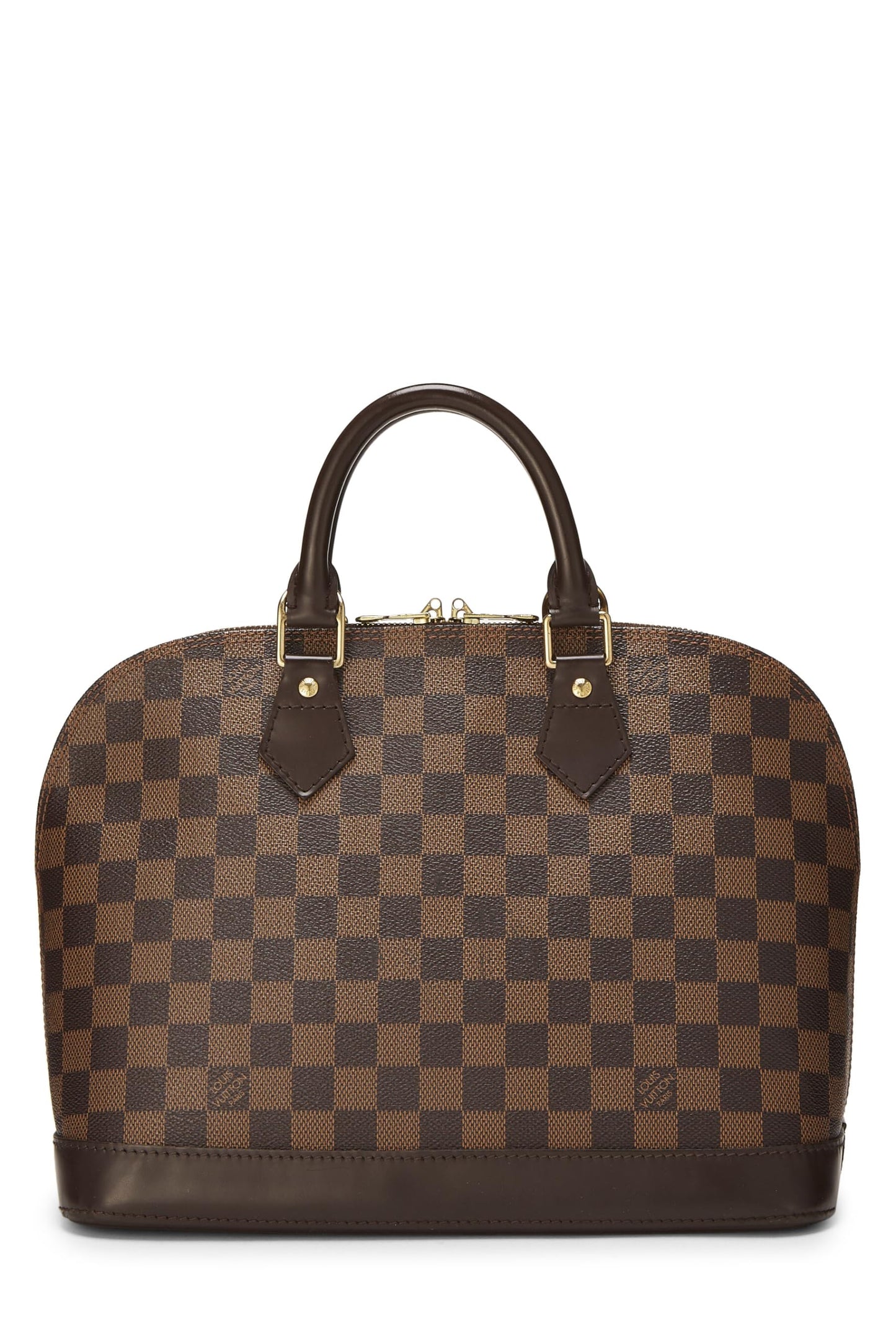 Louis Vuitton,  Damier Ebene Alma PM, Brown