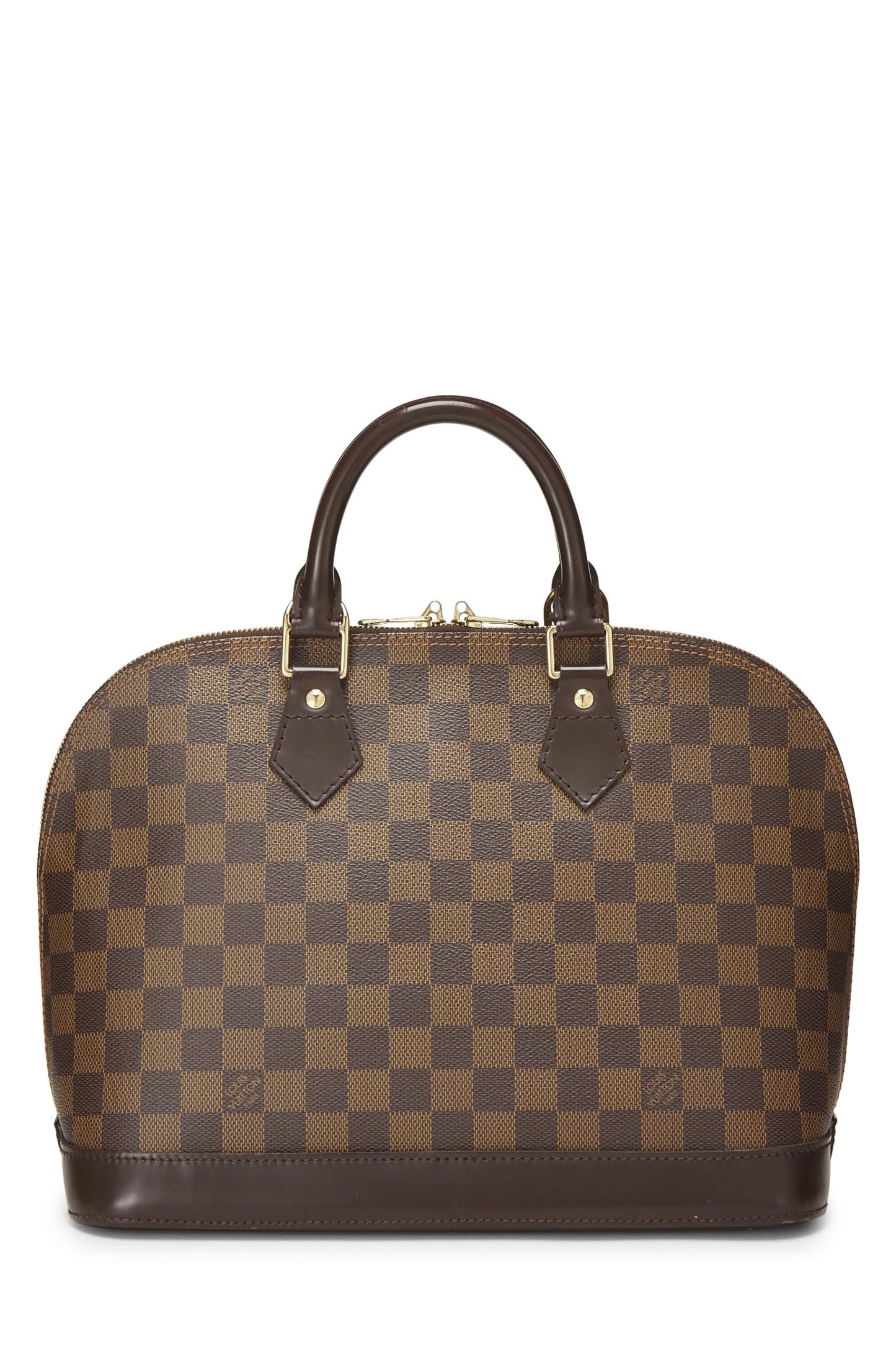 Louis Vuitton,  Damier Ebene Alma PM, Brown