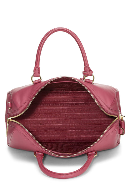 Prada,  Pink Saffiano Boston, Pink
