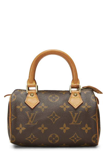 Louis Vuitton,  Monogram Canvas HL Speedy Mini, Brown
