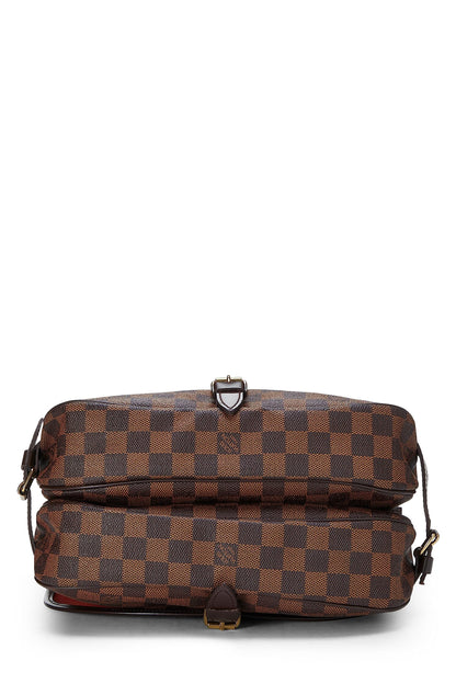 Louis Vuitton,  Damier Ebene Saumur 30, Brown