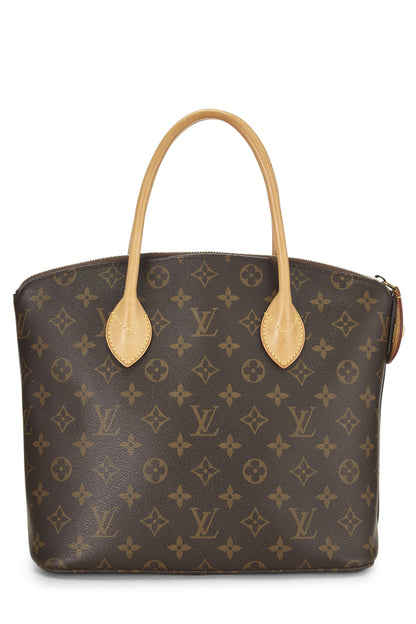 Louis Vuitton,  Monogram Canvas LockIt Vertical MM NM, Brown