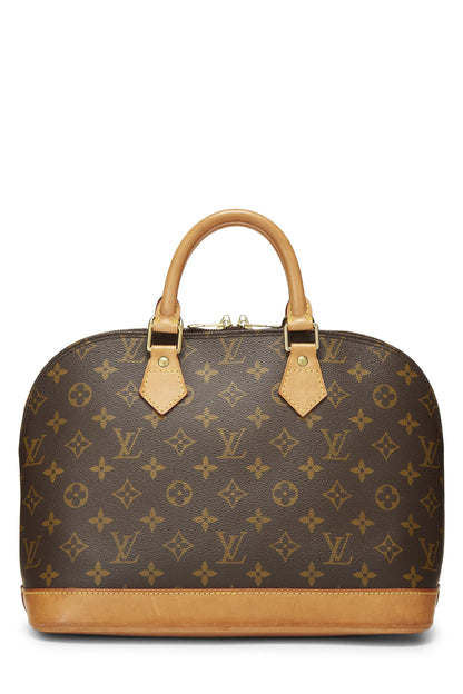 Louis Vuitton,  Monogram Canvas Alma PM, Brown