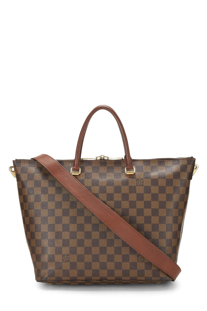 Louis Vuitton,  Damier Ebene Belmont, Brown