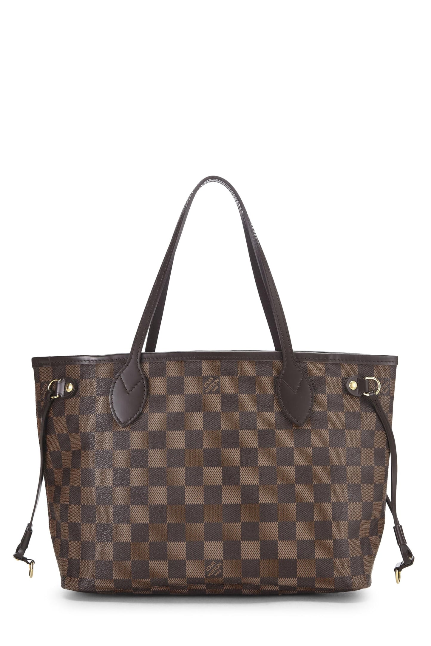 Louis Vuitton,  Damier Ebene Neverfull PM, Brown