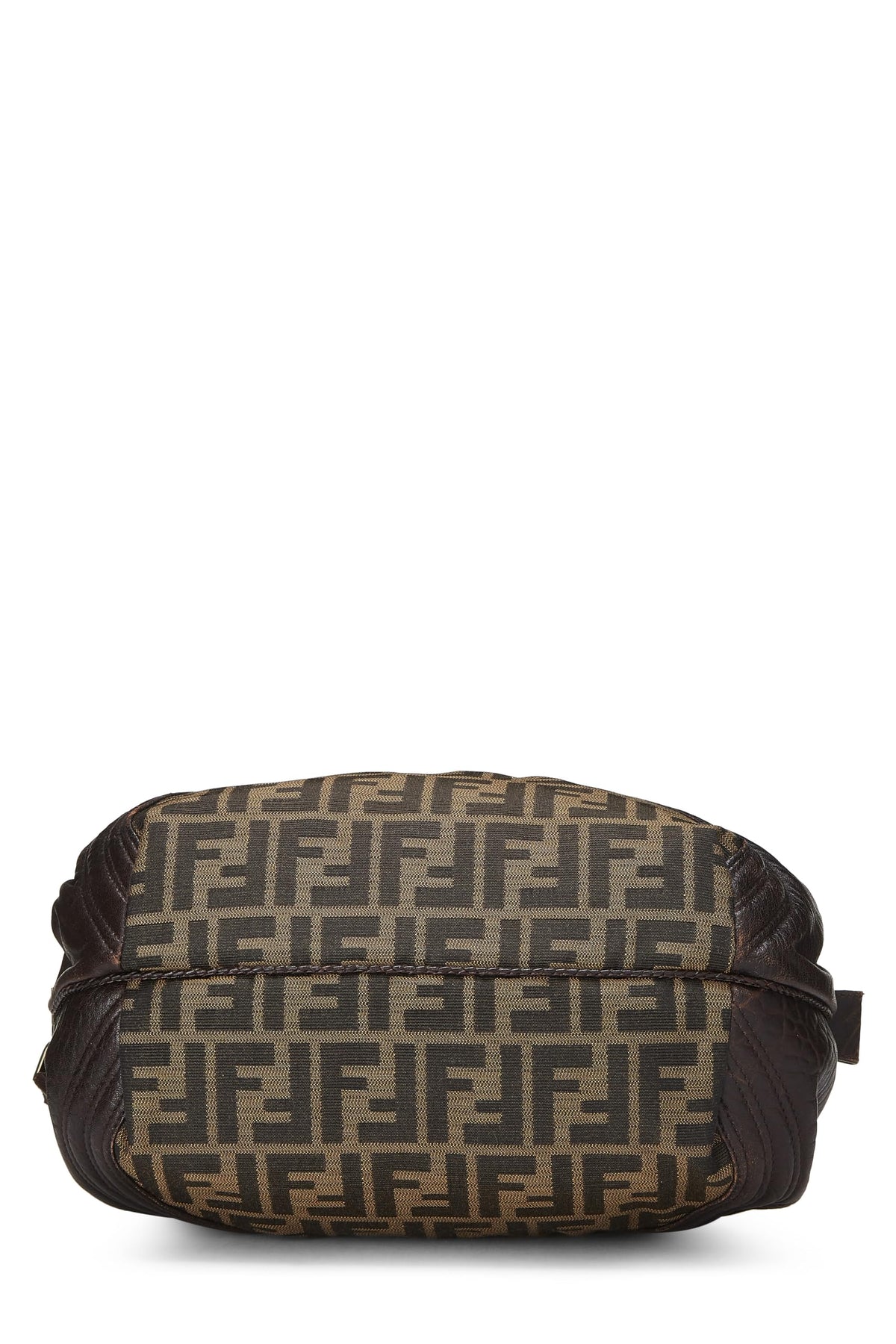 Fendi,  Brown Zucca Canvas & Leather Baby Spy, Brown