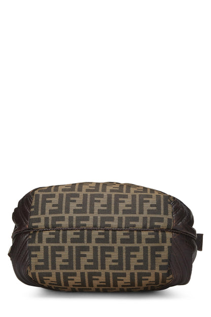 Fendi,  Brown Zucca Canvas & Leather Baby Spy, Brown