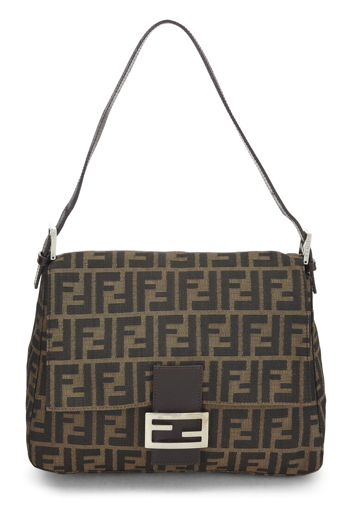 Fendi,  Brown Zucca Canvas Mama, Brown