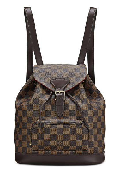 Louis Vuitton,  Damier Ebene Montsouris MM, Brown