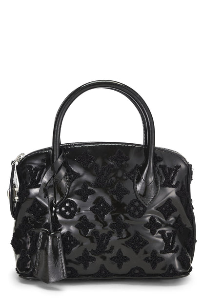Louis Vuitton,  Black Monogram Patent Leather Fascination Lockit BB, Black