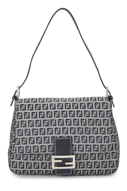 Fendi,  Navy Zucchino Canvas Mama, Navy