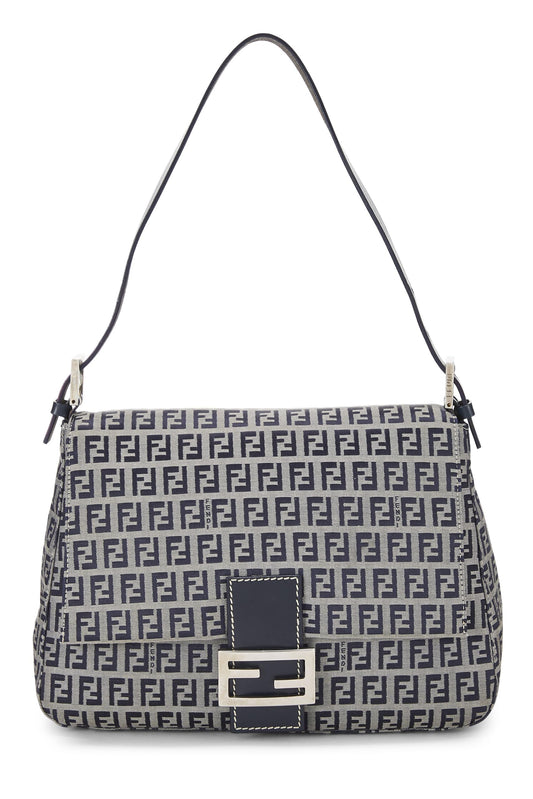 Fendi,  Navy Zucchino Canvas Mama, Navy