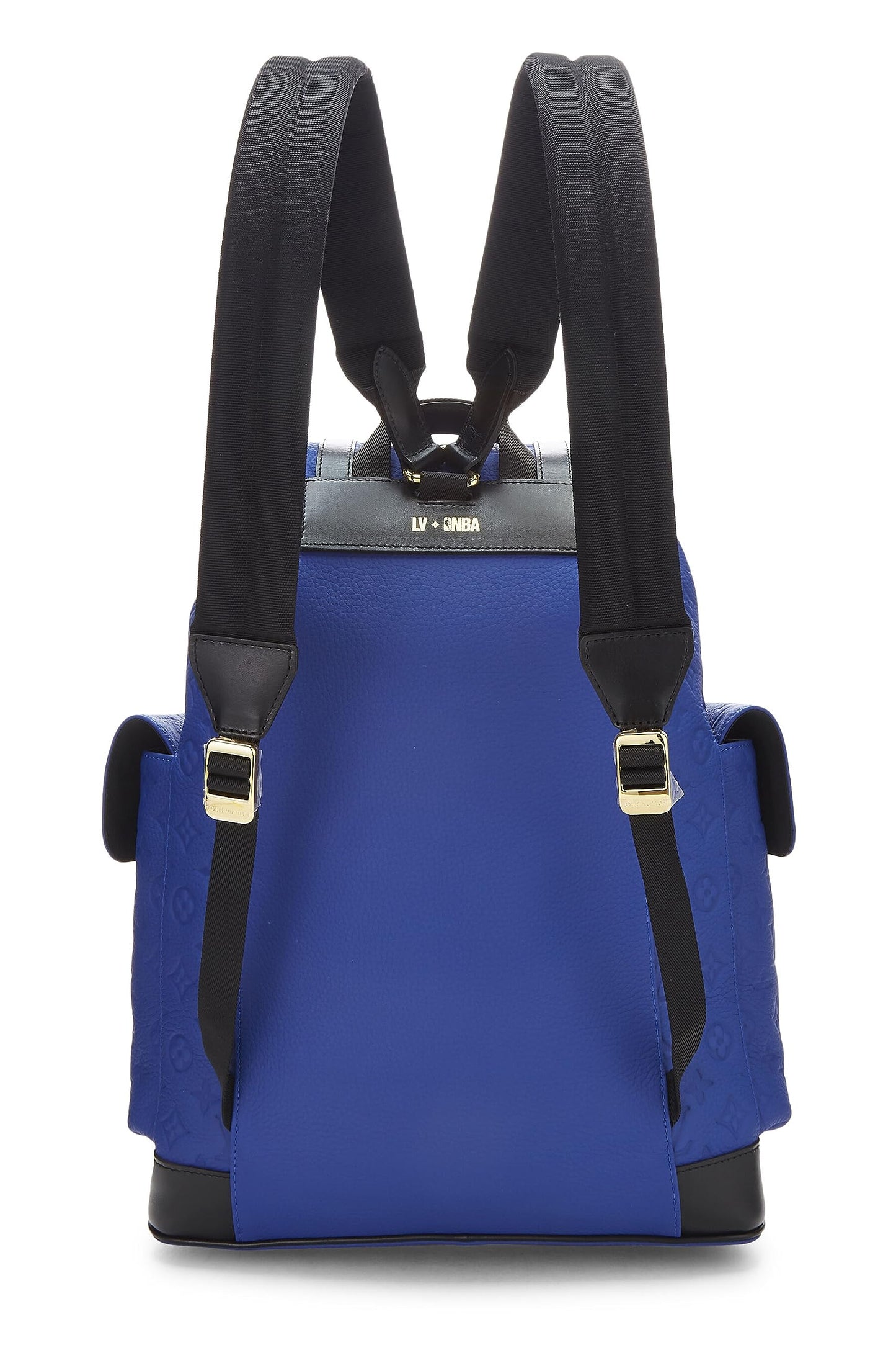 Louis Vuitton,  Blue Taurillon NBA Christopher Backpack MM, Blue