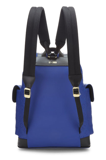 Louis Vuitton,  Blue Taurillon NBA Christopher Backpack MM, Blue