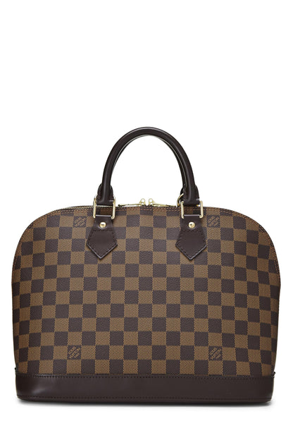 Louis Vuitton,  Damier Ebene Alma PM, Brown