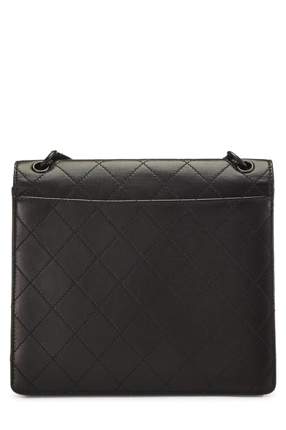 Chanel,  Black Lambskin Shoulder Bag, Black