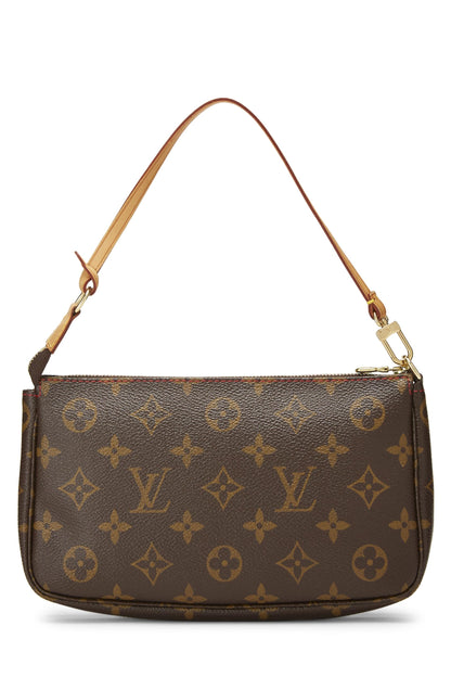 Louis Vuitton,  Takashi Murakami x Louis Vuitton Monogram Cerise Pochette Accessories, Brown