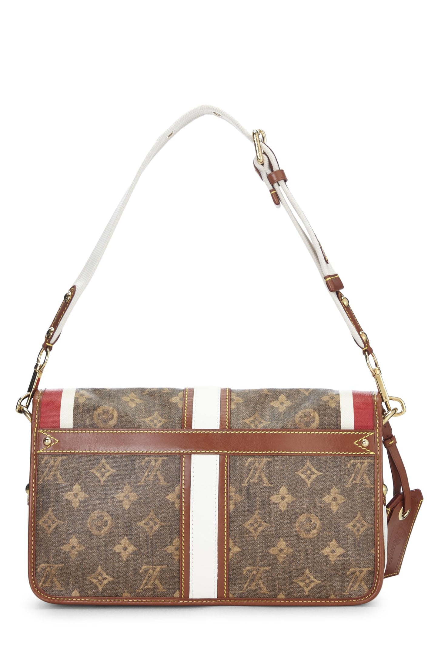 Louis Vuitton,  Monogram Tisse Porte Rayures, Brown