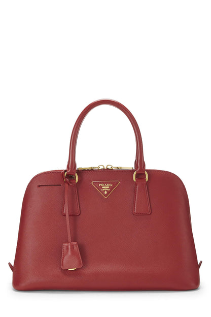 Prada,  Red Saffiano Promenade Small, Red