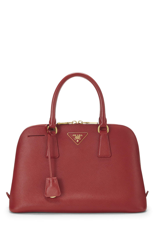 Prada,  Red Saffiano Promenade Small, Red