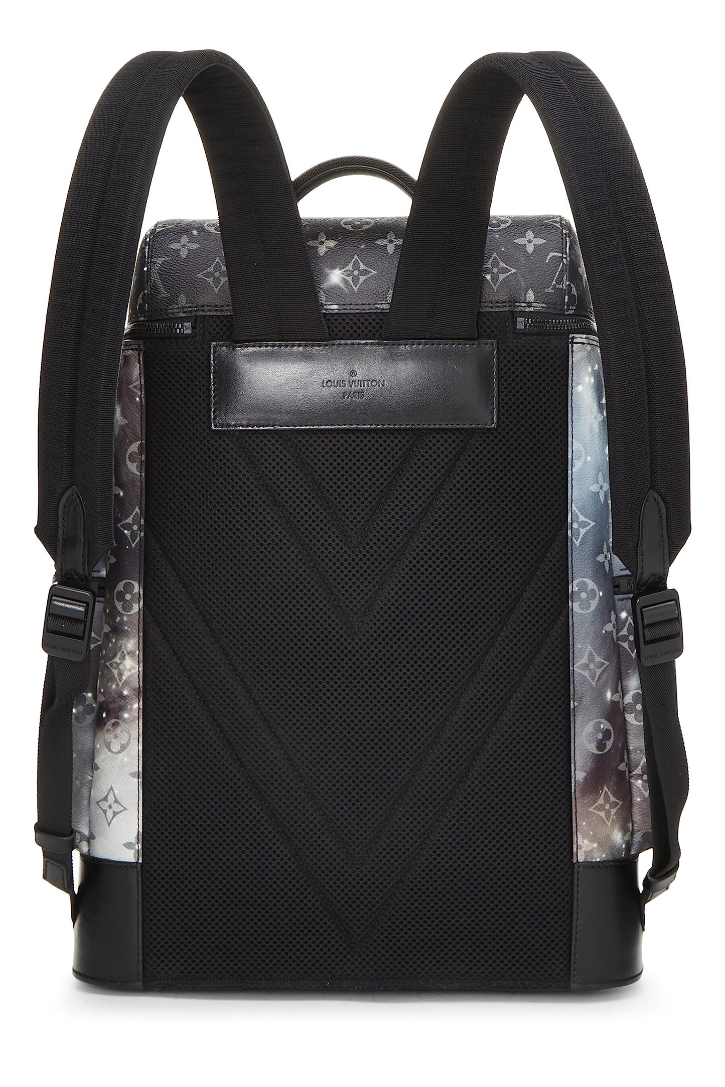 Louis Vuitton,  Black Monogram Galaxy Alpha Backpack, Black