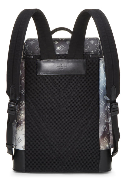 Louis Vuitton,  Black Monogram Galaxy Alpha Backpack, Black