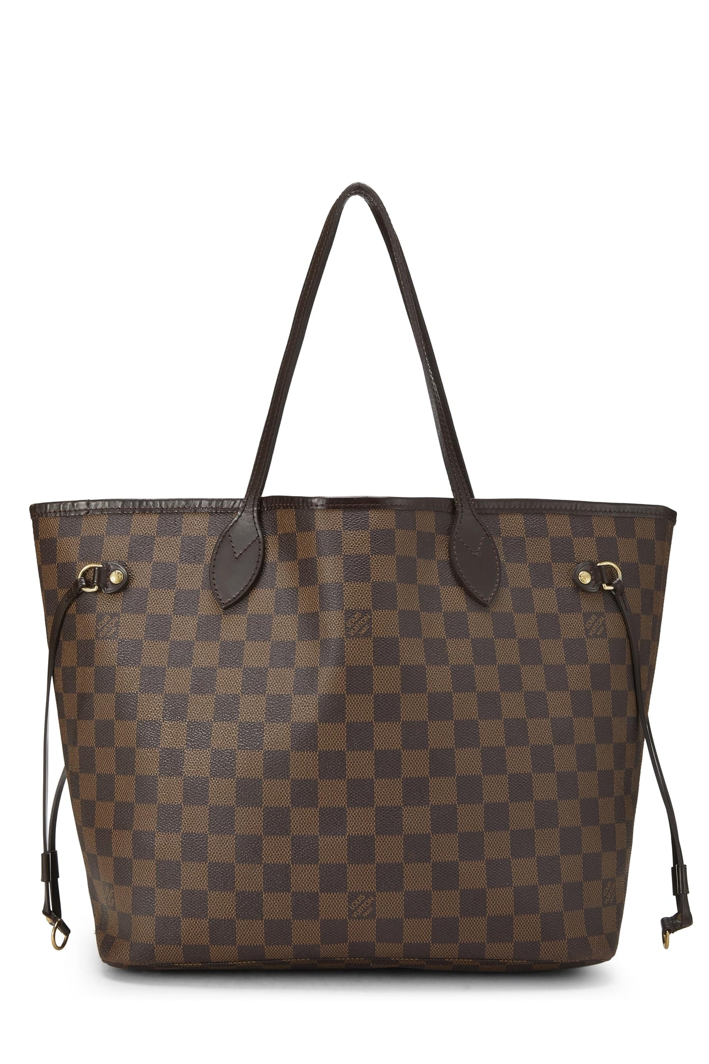 Louis Vuitton,  Damier Ebene Neverfull MM, Brown