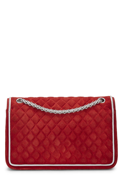 Chanel,  Red Quilted Suede 2.55 Reissue Flap 226, Red