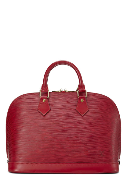 Louis Vuitton,  Red Epi Alma PM, Red