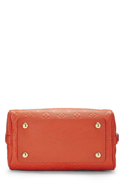 Louis Vuitton,  Orange Monogram Empreinte Speedy Bandouliere 25, Orange