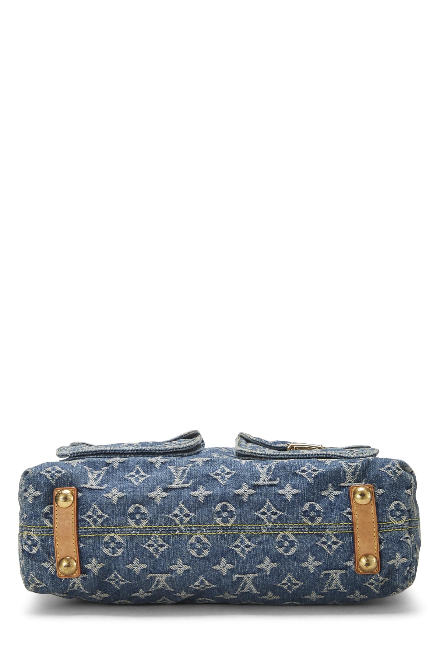 Louis Vuitton,  Blue Monogram Denim Baggy GM, Blue