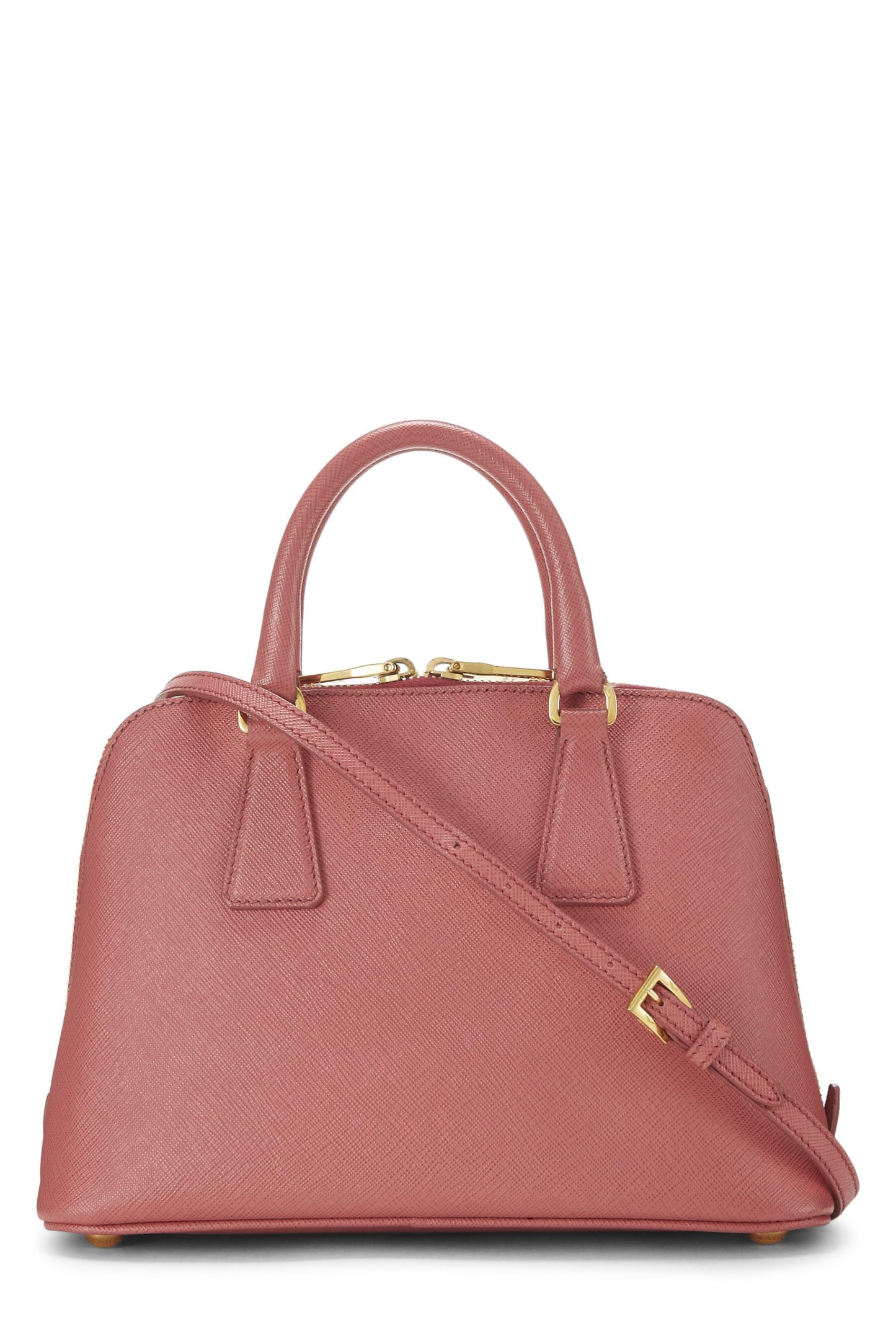Prada,  Pink Saffiano Leather Promenade Small, Pink