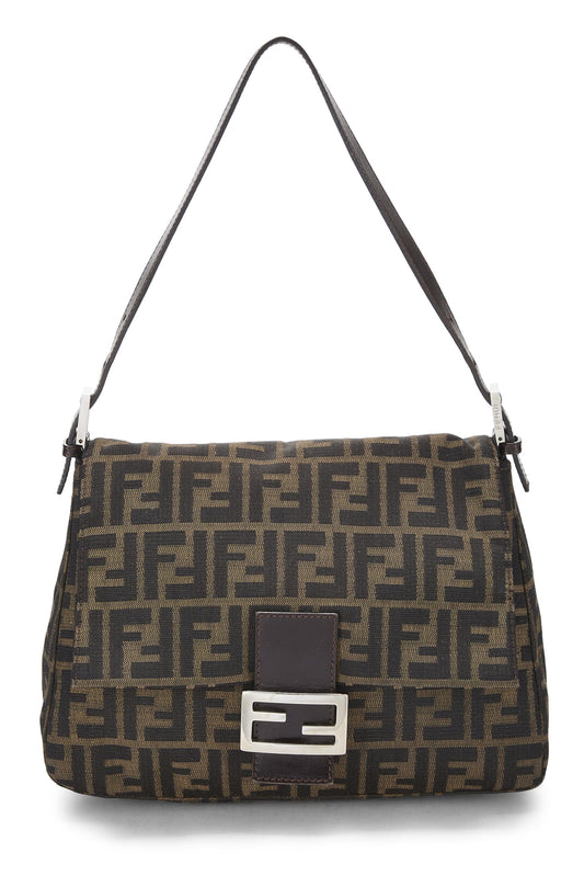 Fendi,  Brown Zucca Canvas Mama, Brown